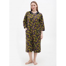 Халат Wild love 2XL,3XL,4XL,5XL  велюр 21414